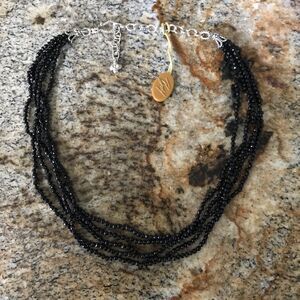 🌟Barbara Bixby Black Onyx Sterling 18kt Necklace